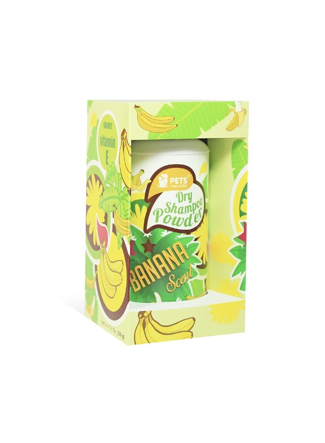 Pets Republic Dry Powder Shampoo Banana Scent - 500 g