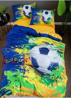 LUNA Home Single Size 4 Pcs Duvet Cover Set Bedding Set Without Filler  - Image 3