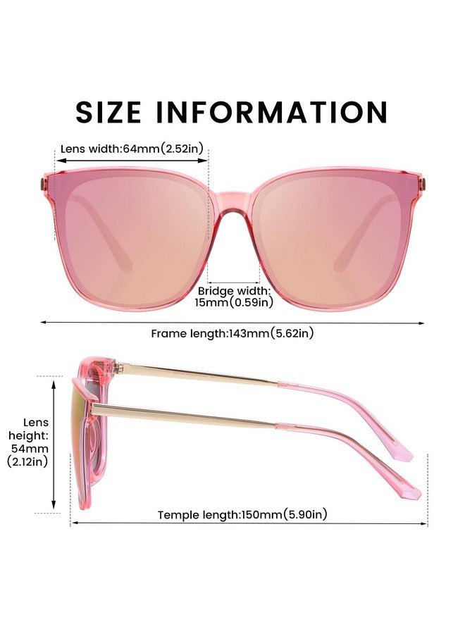 Duco Retro Round Sunglasses For Women Vintage Polarized Woman Shades Lightweight Pc Frame Uv400 Protection Sun Glasses W016 - Image 3