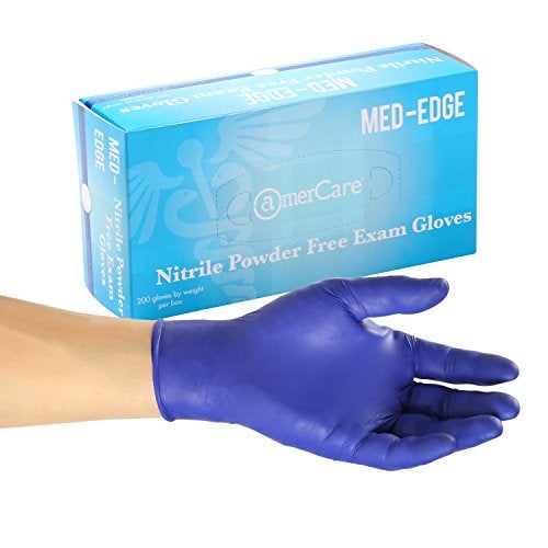 AmerCare VergeMed Powder Free Nitrile Exam Gloves for Medical Professionals Extra Large Case of 2000 - Image 5
