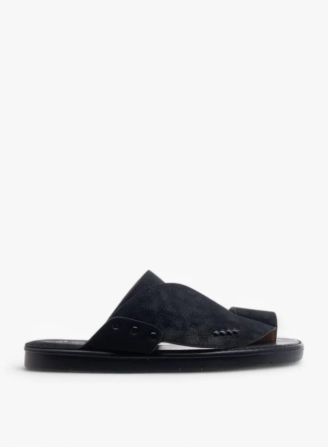 Al Waha Men's Textured Slip-On Arabic Sandals