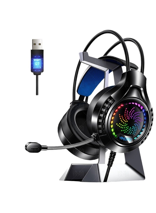 KUYING New Noise Cancelling Wired Hair Head Wearable Headphones 