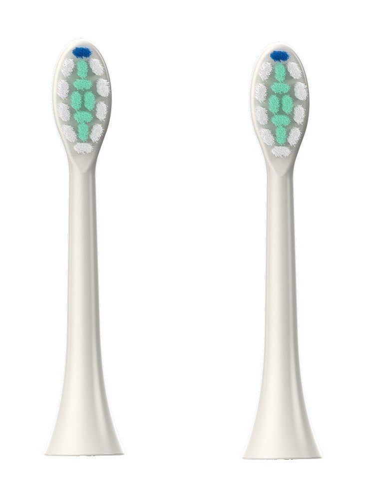 BOMIDI Bomidi TX5-2 Electric Toothbrush Head Soft Toothbrush (2 Pieces Replacement Head Brush) Soft Bristle Long Lasting Brush Head Compatible For TX5 Electric Toothbrush - White  - Image 1