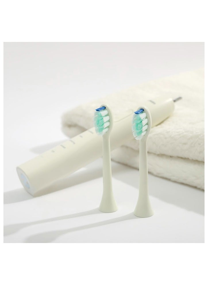 BOMIDI Bomidi TX5-2 Electric Toothbrush Head Soft Toothbrush (2 Pieces Replacement Head Brush) Soft Bristle Long Lasting Brush Head Compatible For TX5 Electric Toothbrush - White  - Image 2