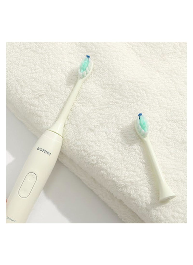 BOMIDI Bomidi TX5-2 Electric Toothbrush Head Soft Toothbrush (2 Pieces Replacement Head Brush) Soft Bristle Long Lasting Brush Head Compatible For TX5 Electric Toothbrush - White  - Image 3