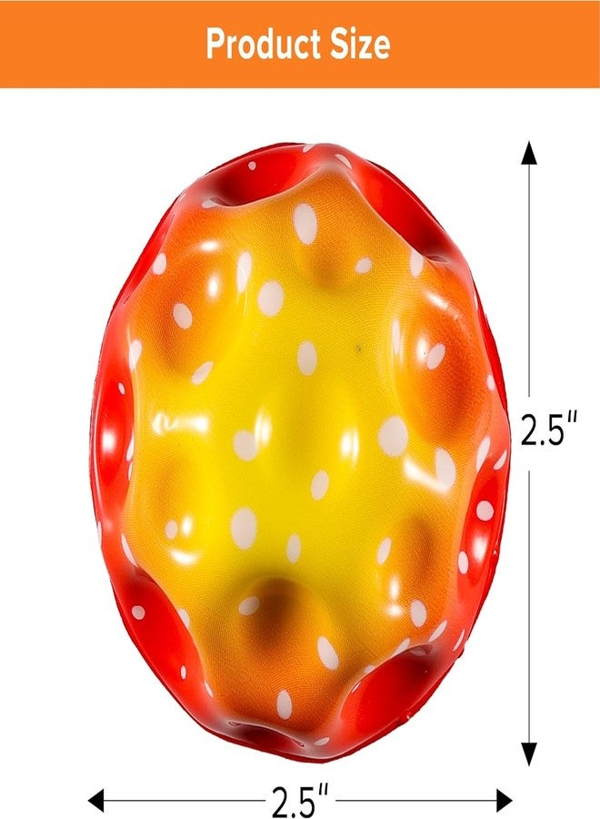 Buko Super Infinity Crazy Bounce Moon Rainbow Ball: Ultimate Grip and Catch, Enhances Hand-Eye Coordination (Red Yellow (Pack of 1) - Image 3