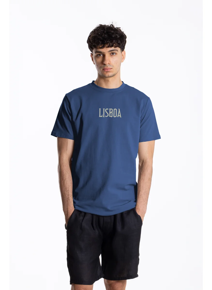 شايبس COTTON BLEND SLIM PRINTED T-SHIRT