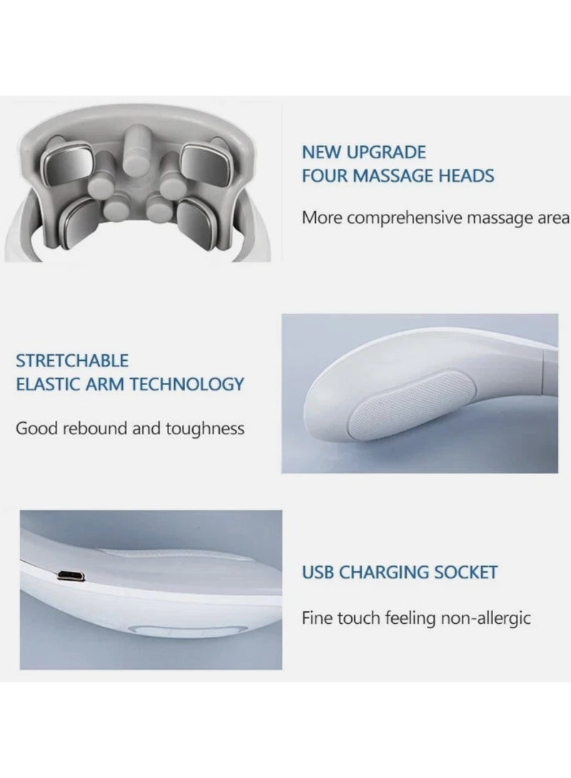 جهاز تدليك كهربائي ذكي محمول للرقبة والكتفين لتخفيف آلام العمود الفقري العنقي - Image 3