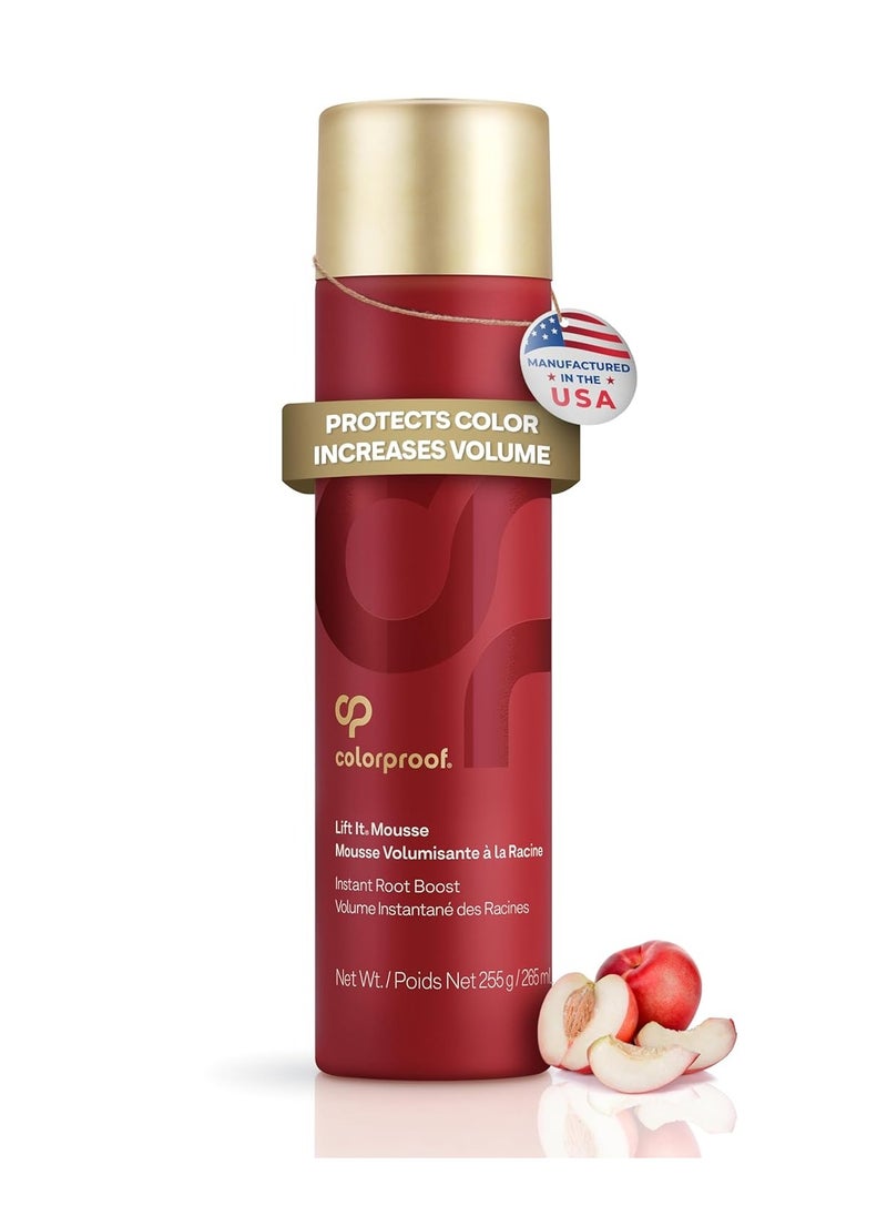 ColorProof - ColorProof Volume Lift It Hair Mousse 9 Fl. Oz. Volumizing Mousse, White Nectarine Scent - Image 1
