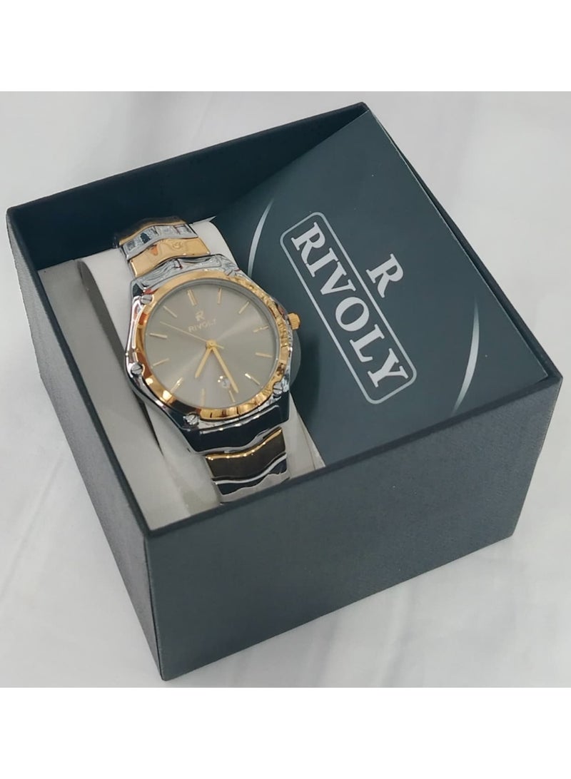 Rivoli Men's Watch, High Quality, Modern Edition, Stainless Steel