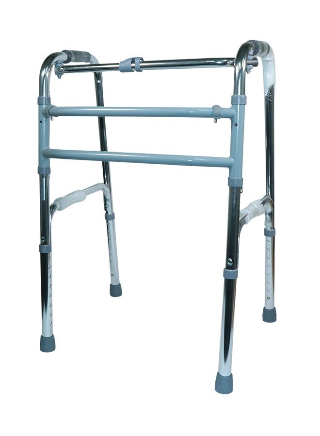 JIANLIAN Foldable Walker with Four Corners – Adjustable Height, Anti-Slip Design for Seniors and Special Needs - Image 1