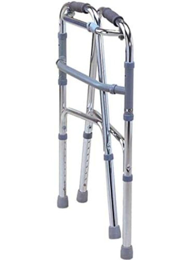 JIANLIAN Foldable Walker with Four Corners – Adjustable Height, Anti-Slip Design for Seniors and Special Needs - Image 2