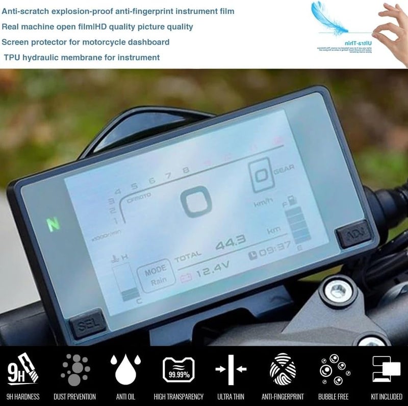QASULER Motorcycle Dashboard Screen Protector - Image 3