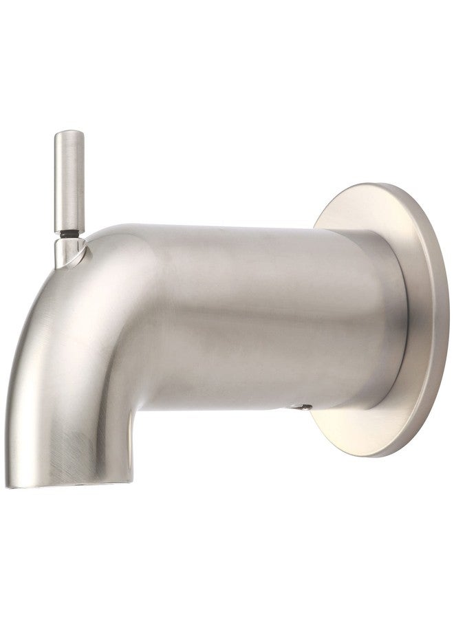 Olympia Faucets OP-640063-BN Extended 7" Combo Diverter Tub Spout in Brushed Nickel - Image 1