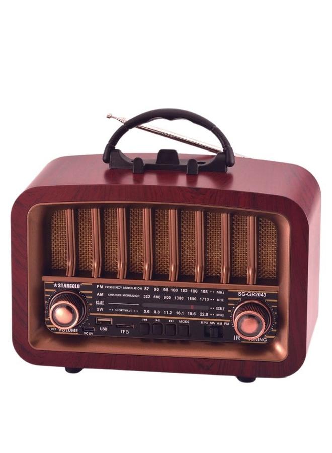 Stargold Portable Multi-Function FM/AM/SW Radio Bluetooth Connect, TWS, TF Player, USB Player - Image 1