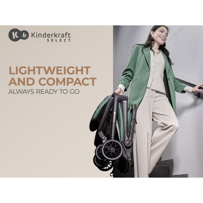 كيندركرافت عربة اطفال تقليدية للأطفال - اخضر - Nubi2GR - Image 4