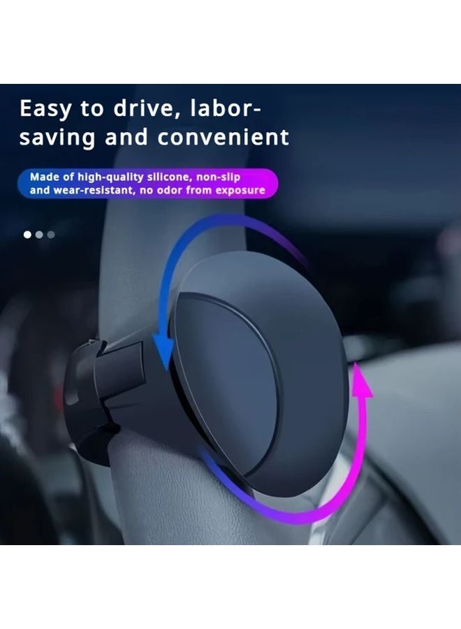 Black Steering Wheel Booster One Handed Driving Assistant Labor Saving Power Ball - Image 5