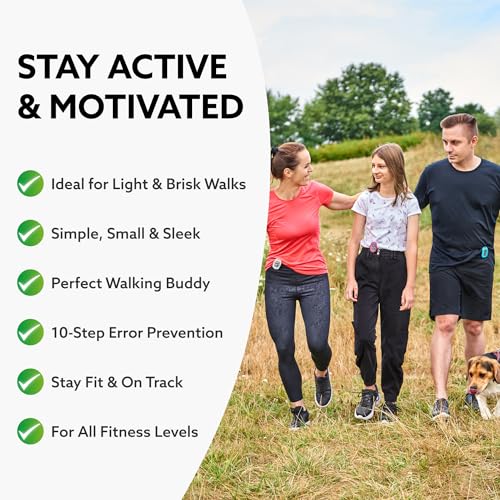 3DActive 3DFitBud Simple Step Counter Walking 3D Pedometer by 3DActive with Clip, Lanyard Accurate Step Tracker Large Display, Easy to Use Kids Men Women Adult Seniors Daily Step Tracking - A420S - Light Blue - Image 4