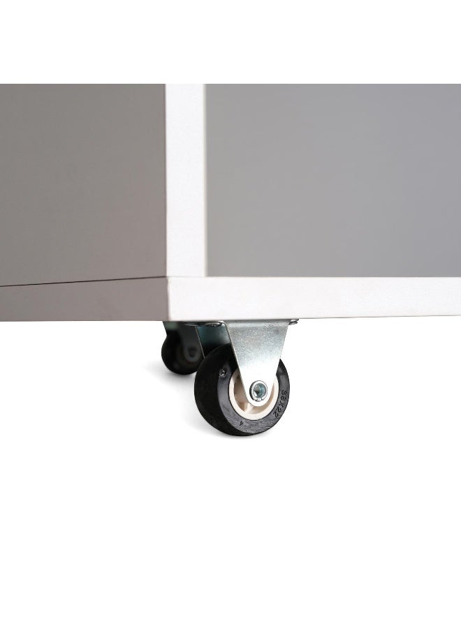 Pan Home Hesta Writing Desk With Shelf - White  - Image 2