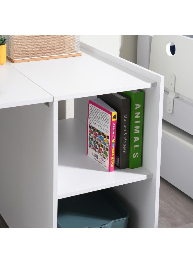Pan Home Hesta Writing Desk With Shelf - White  - Image 1