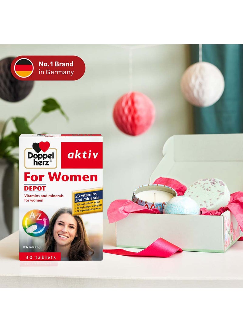 Doppelherz Aktiv Vitamins And Minerals Depot Tablets, Pack of 30 - Image 4