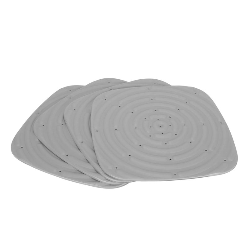 4PCS Chicken Nesting Pad Washable Nesting Box Pad Reusable Bedding Mat Hen Bedding Box Liners Pad Grey - Image 1