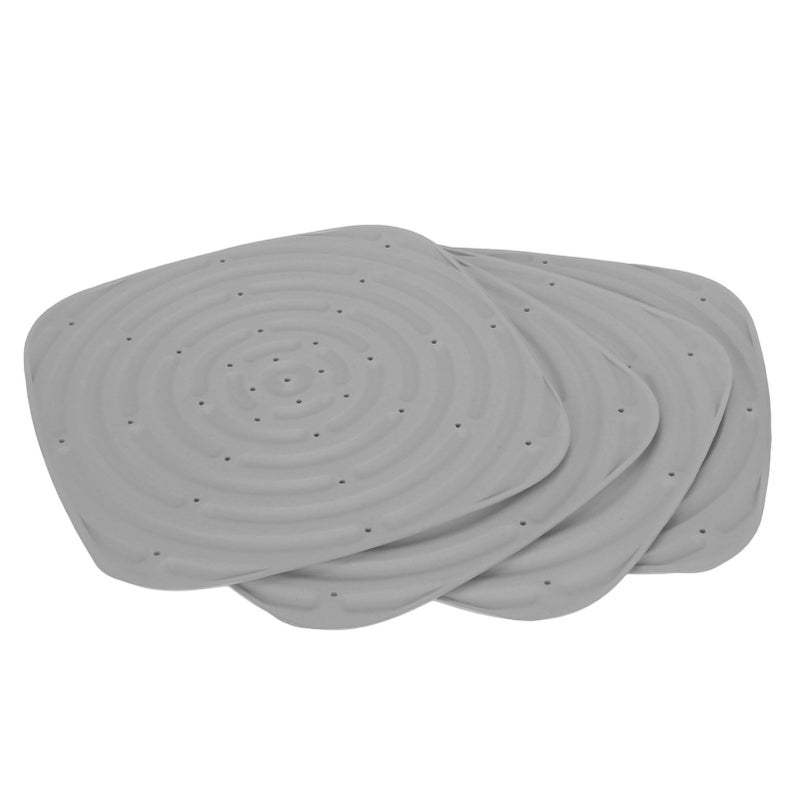 4PCS Chicken Nesting Pad Washable Nesting Box Pad Reusable Bedding Mat Hen Bedding Box Liners Pad Grey - Image 2