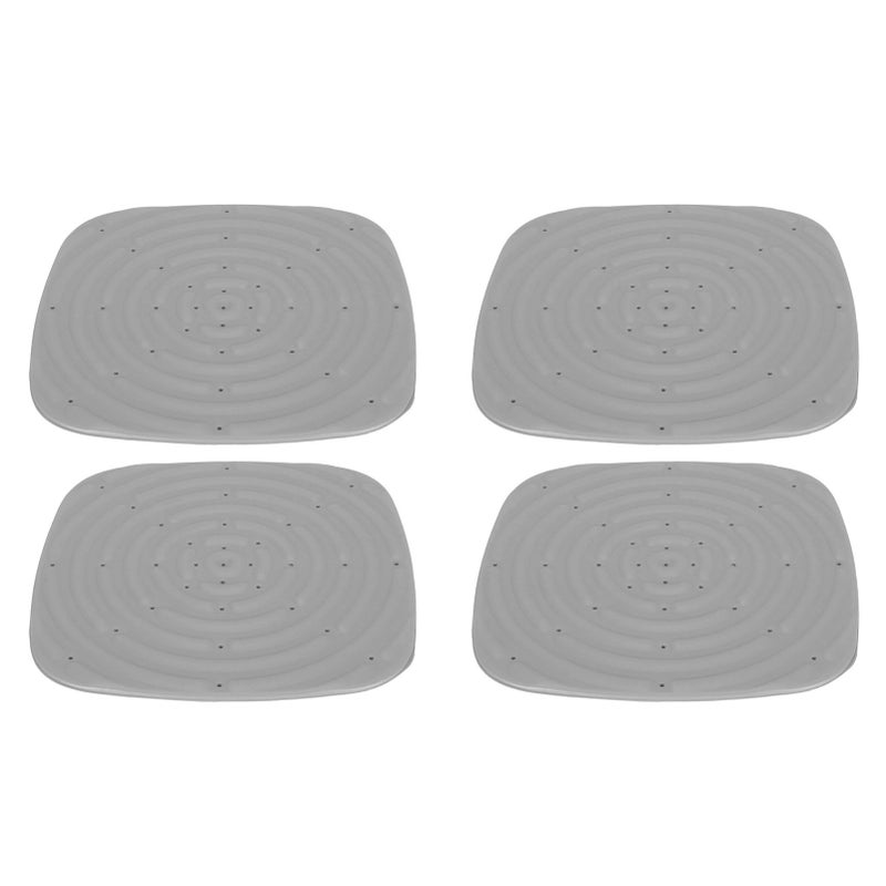 4PCS Chicken Nesting Pad Washable Nesting Box Pad Reusable Bedding Mat Hen Bedding Box Liners Pad Grey - Image 3
