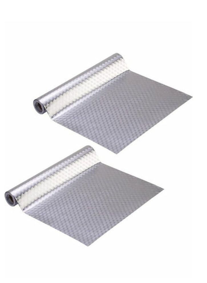 Marrkhor 2-Roll Oil And Waterproof Stickers Aluminum Foil For Kitchen - Image 1