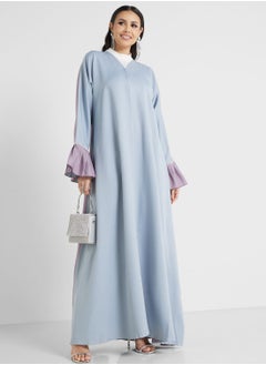 Frilled Sleeve Abaya