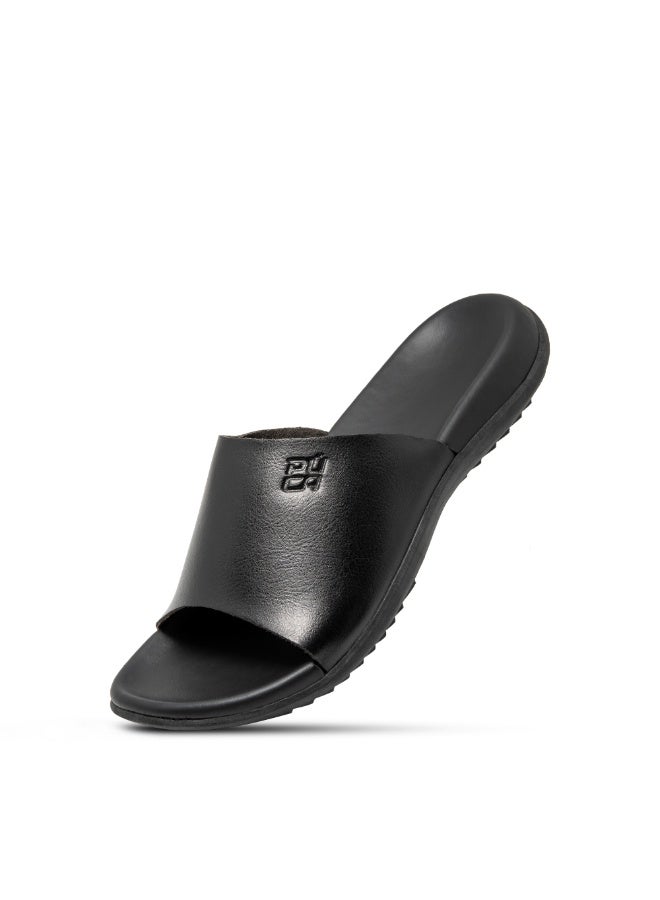 Puca Sliders For Men Lightweight Highly flexible slippers | Royal Slider Black - Image 1