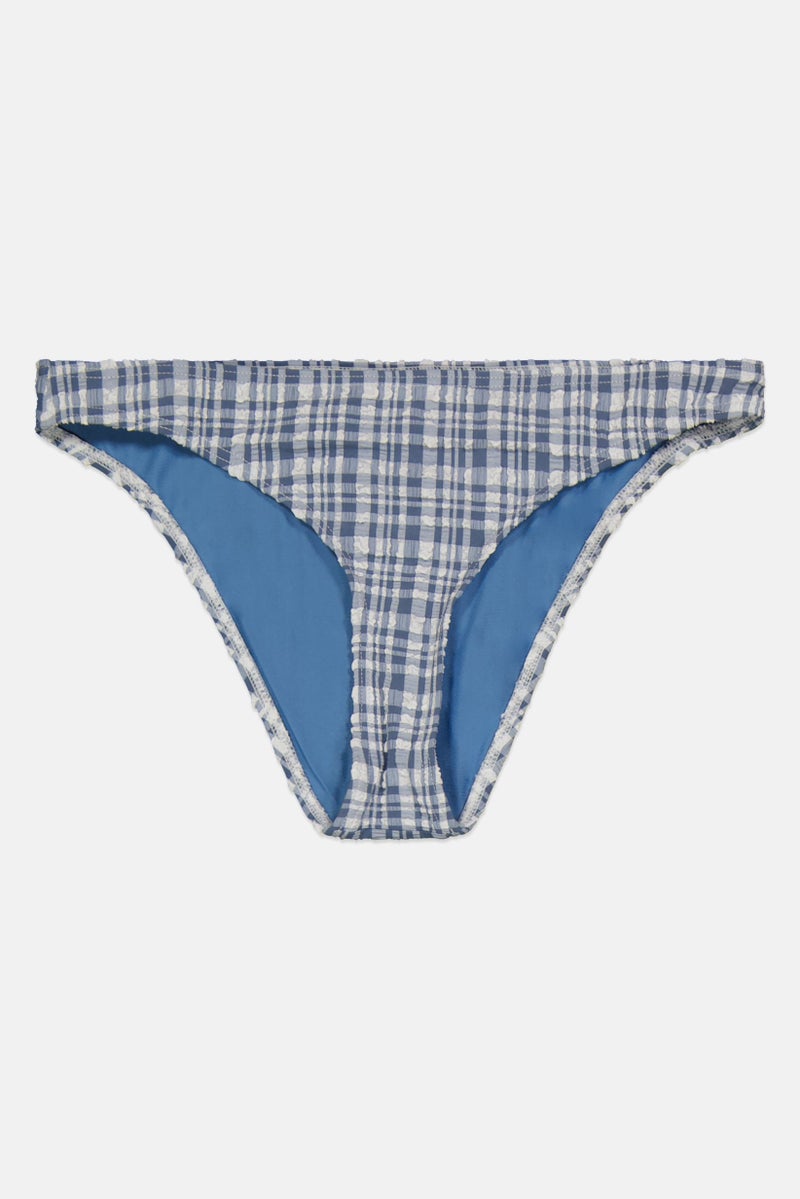 Becksondergaard Women Plaid Bikini Bottom, Blue  - Image 1