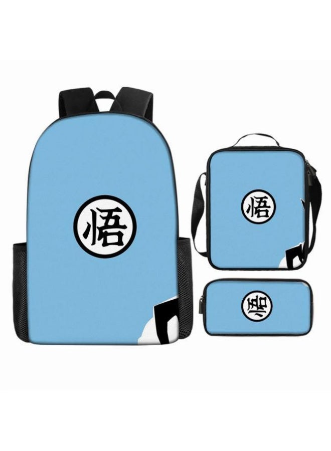 عام حقيبة الظهر المطبوعة الشائعة - مجموعة حقيبة الظهر المكونة من ثلاث قطع (يمكن استخدامها للطلاب والأطفال والأصدقاء للنزهات وتسلق الجبال وما إلى ذلك) - 54 - Image 2