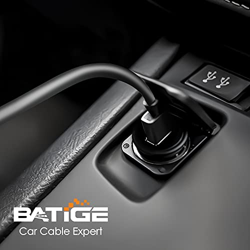 BATIGE 2 Pack Single Port USB 3.0 Car Mount Flush Cable USB3.0 Male to Female Extension Waterproof for Car Truck Boat Motorcycle Dashboard Panel 3ft - Image 4