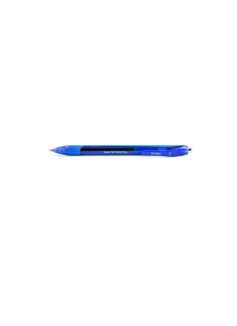Maxi - MAXI 0.7mm Blue Gel Pens - Box of 12 - Image 1