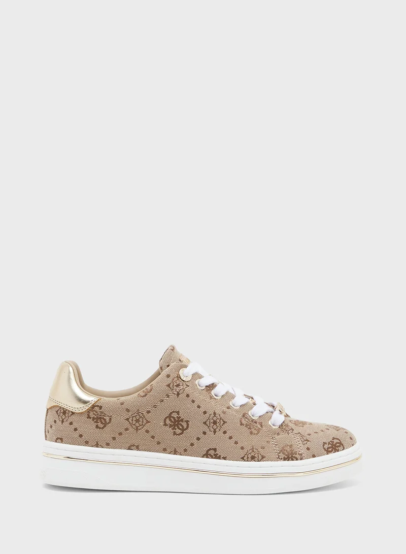 GUESS Lace Up Low Top Sneakers