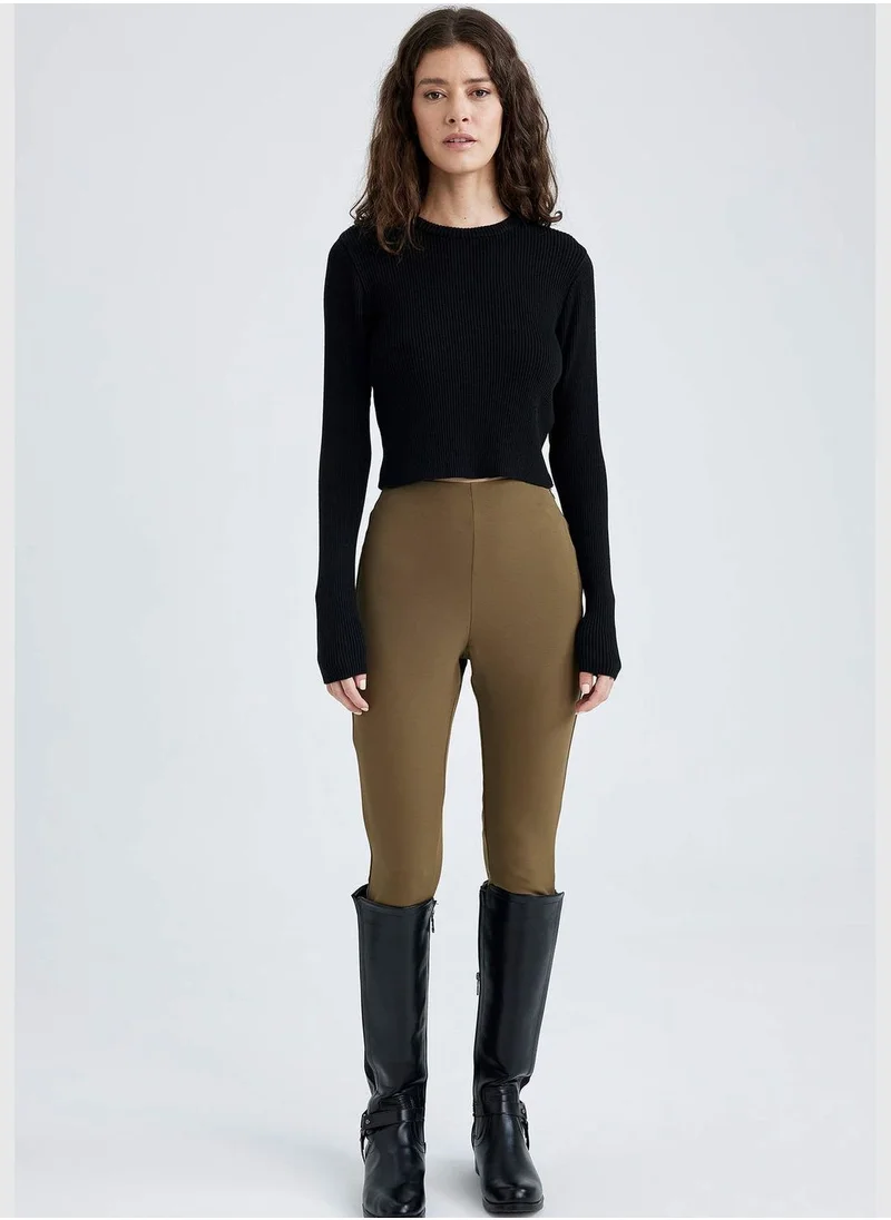 DeFacto Woman Skinny Fit Woven Trousers