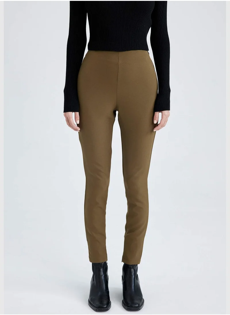 DeFacto Woman Skinny Fit Woven Trousers