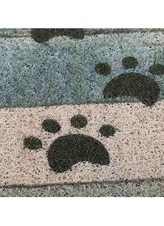 Generic 40*60cm Home Rainbow Series Entrance Door Mat Porch Dust-proof Wear-resistant Floor Mat Home Entrance Foot Mat Dog Paw Print (Footprint-1)  - Image 3
