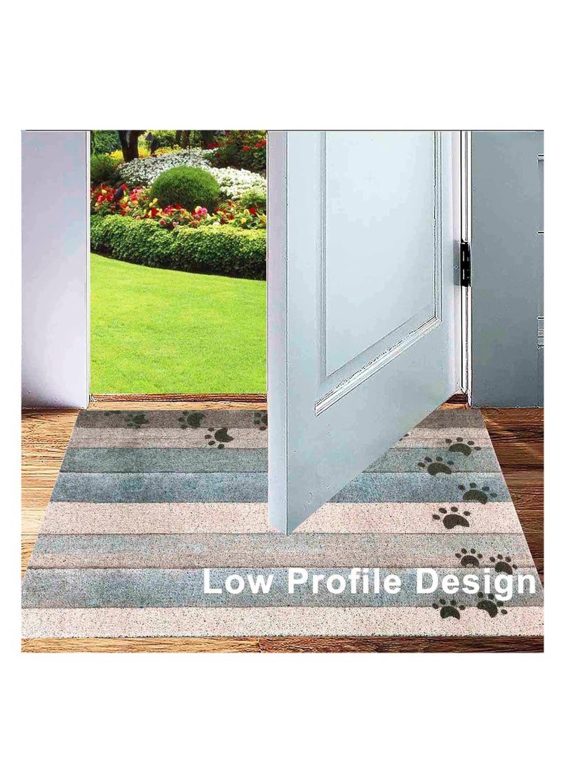 40*60cm Home Rainbow Series Entrance Door Mat Porch Dust-proof Wear-resistant Floor Mat Home Entrance Foot Mat Dog Paw Print (Footprint-1) - pzsku/Z94D8E67B8FF9AD767D8EZ/45/_/1728718878/7c2fa74a-4c9a-475b-acaf-ebbb74bede9a