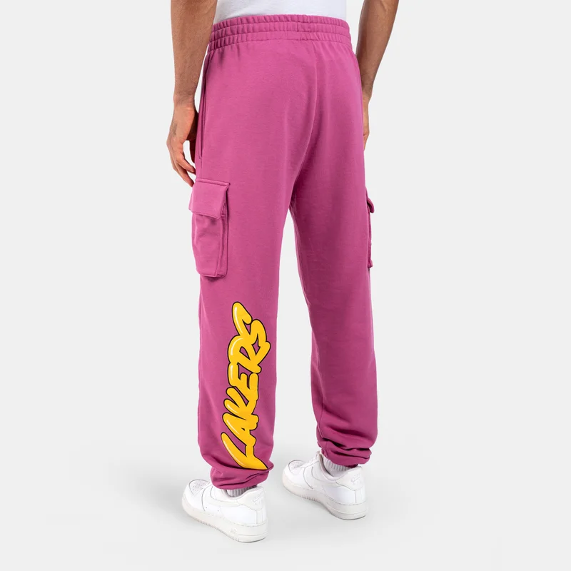 NEW ERA Men's NBA Los Angeles Lakers Wordmark Cargo Pants