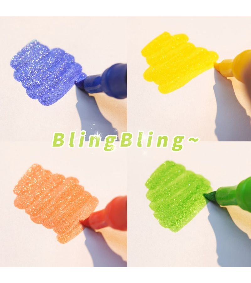 48 Colors Dual Tip Glitter Pens Set Fine Quick Dry Ink for Scrapbooking Card Making Journaling - Image 5