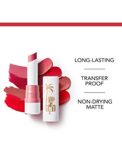 BOURJOIS PARIS أحمر شفاه فيلفيت ريفييرا الفرنسي 02 فلامينغ روز  - Image 3