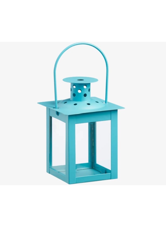 ABYAT Darwaza Lantern Set – 3-Piece Glass & Metal Decorative Lanterns | Yellow, Green, Blue – 7.5×10.5 cm - Image 4