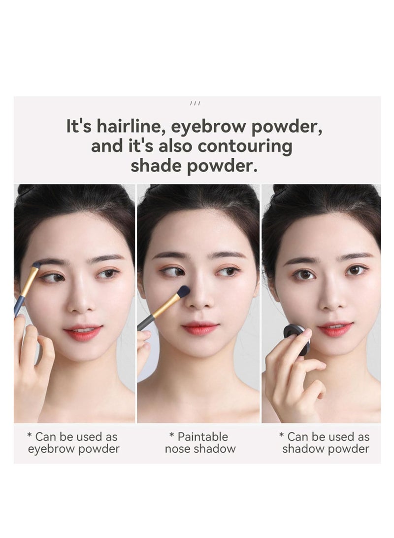 VERONNI Hairbear Hair Filler,Hairline Shadow Powder,Hairline Powder Instantly Conceals,Instant Volume&scalp Coverage for Thinning Hair,Fast & Full Care, 100% Water Sweat Resistant ( Black) - Image 2