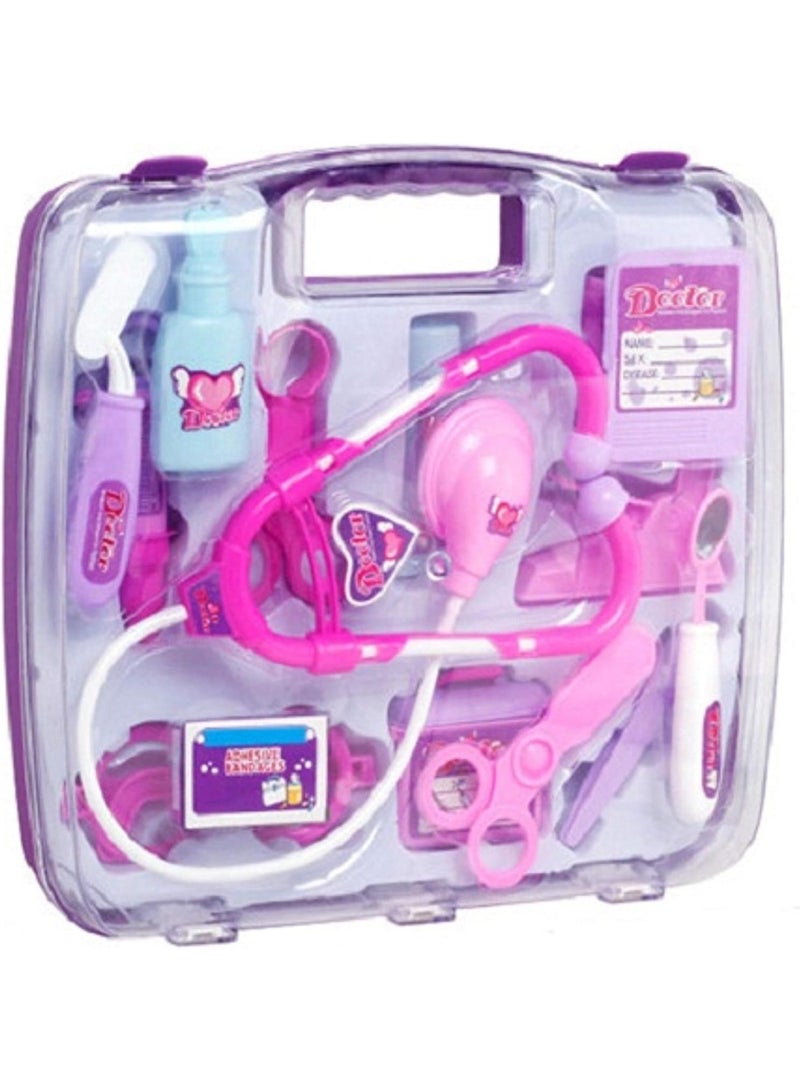 ST ZONE Doctor Role Play Dress Up Set – 13 Pcs Medical Kit for Pretend Play – Educational Doctor Costume Toy for Boys & Girls - Image 1