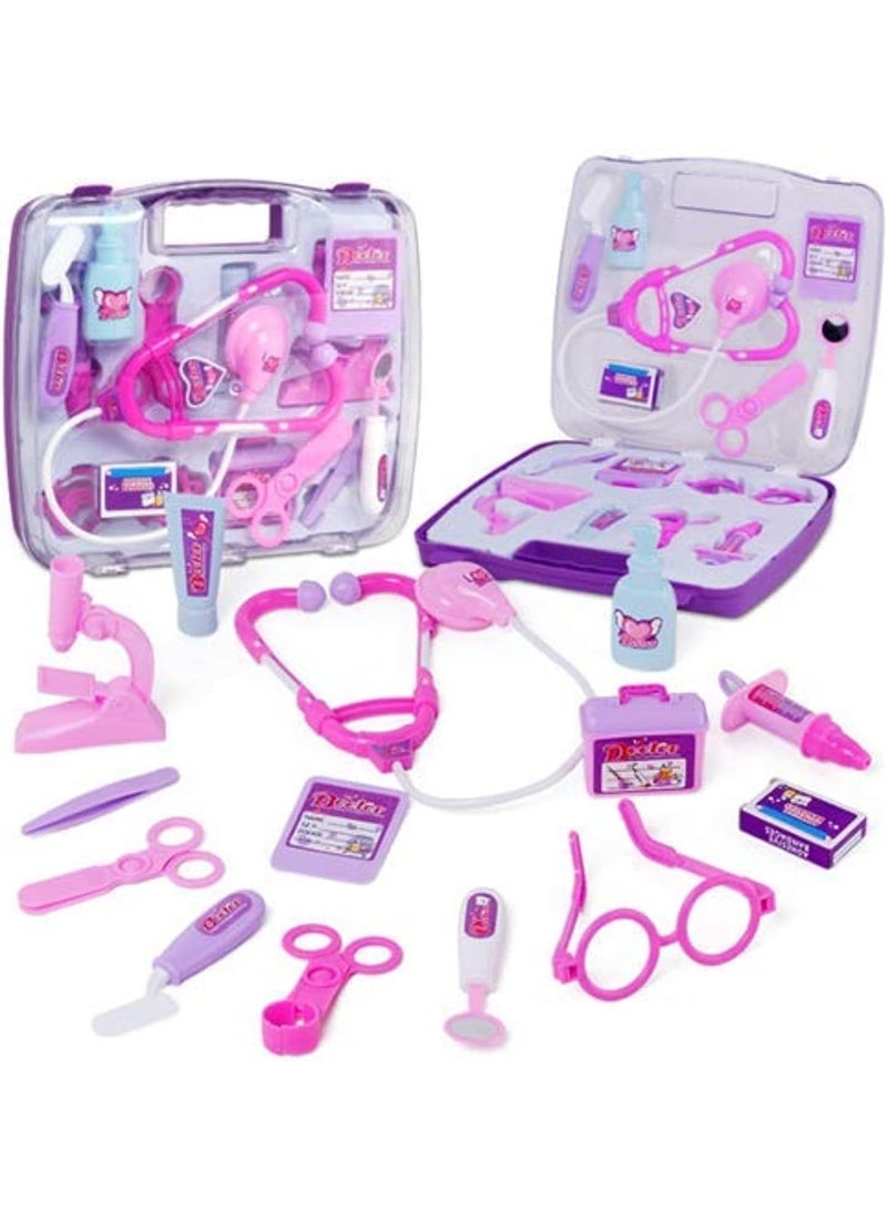 ST ZONE Doctor Role Play Dress Up Set – 13 Pcs Medical Kit for Pretend Play – Educational Doctor Costume Toy for Boys & Girls - Image 4