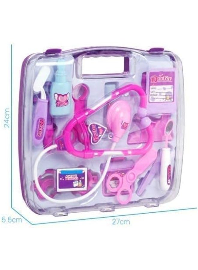 ST ZONE Doctor Role Play Dress Up Set – 13 Pcs Medical Kit for Pretend Play – Educational Doctor Costume Toy for Boys & Girls - Image 2