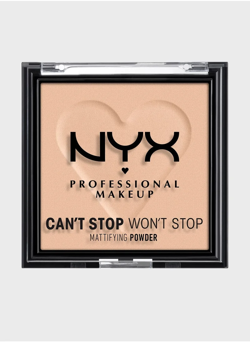 NYX PROFESSIONAL MAKEUP Can't Stop Won't Stop Mattifying Powder L Medium
