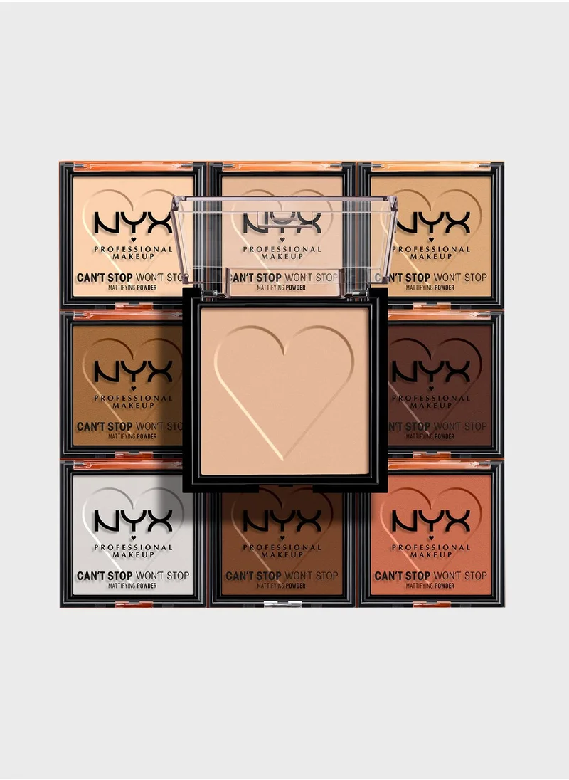 NYX PROFESSIONAL MAKEUP Can't Stop Won't Stop Mattifying Powder L Medium